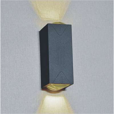 6W Up down  wall light surface mounted led wall mount lamp holder outdoor wall lamps IP54