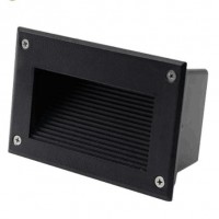 modern outdoor led recessed wall light 1W 2W step light