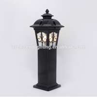 Hot sale Black aluminum glass  IP55  6W e27 garden lawn lamp