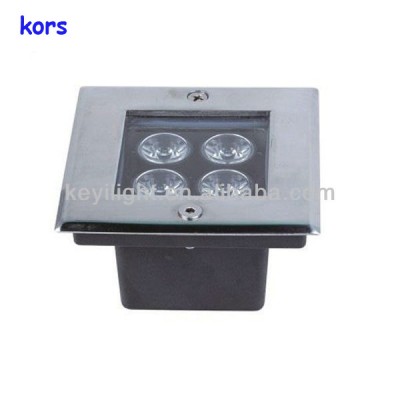 IP65 aluminum body 4*1W outdoor led inground uplight